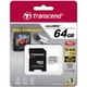Карта памяти Transcend High Endurance microSDXC 64GB (UHS-I) W-20 MB/s, R-30 MB/s Class 10 (TS64GUSDXC10V) + SD Adapter - изображение 3
