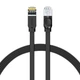 Кабель Baseus High Speed Six Types of RJ45 Gigabit Network Cable (PCWL-D01) 5m Black - зображення 1