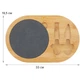 Доска для нарезки и подачи сыра Supretto с набором аксессуаров бамбуковая (91790001) - изображение 2