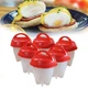 Силиконовые формочки для варки яиц без скорлупы Egg Boil 6 шт - изображение 2