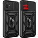Протиударний чохол Armor Ring + захиcт камери для Samsung Galaxy A05 (A055) Simon case чорний - зображення 5