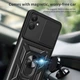 Протиударний чохол Armor Ring + захиcт камери для Samsung Galaxy A05 (A055) Simon case чорний - зображення 12