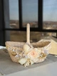 Пасхальная корзина 36х26х33см hand-made MIS LT бежевая с кремовым декором - изображение 2