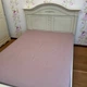 Простынь на резинке 140х200 темно-бежевая Страйп Микросатин Ananasko 99022 - изображение 1
