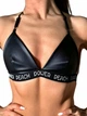 Спортивний топ зі шкіри для танців Peach Power ONE SIZE чорний - зображення 1