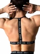 Спортивний топ зі шкіри для танців Peach Power ONE SIZE чорний - зображення 2