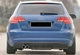 Диффузор заднего бампера для Audi A3 2008-2010, черный глянец - изображение 1
