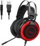 Дротова ігрова гарнітура iPega Gaming з RGB LED PG-R015 Gaming headset, 3.5mm, Noice Reduction, 2.2m, black-red - зображення 1