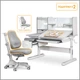 Комплект парта Mealux Florida Multicolor G + кресло Mealux Match G (Evo-52 WG + G +Y-528 G) - изображение 2
