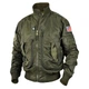 Бомбер військовий US Air Forces Олива 2XL (23733) - зображення 11