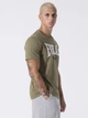 Футболка хлопковая длинная мужская Everlast Jersey 37M290J86-9700 S Military Green с принтом (8052995747035) - изображение 2