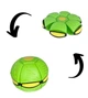 Дитячий літаючий м'яч-трансформер «FLAT BALL» Bambi FB-001(Green) з LED-підсвічуванням, Зелений - зображення 1