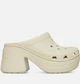 Жіночі крокси Crocs SIREN Clog Bone W6 36р. (22,9 см) Бежеві - зображення 1