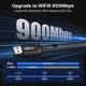 Двухдиапазонный USB Wi-Fi 6 (AX) + BT5.3 адаптер AX900 2.4/5GHz + Bluetooth 5.3 (DE-AX900-BT 5.3) - изображение 4