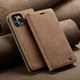 Чехол-книжка CaseMe из нубука для iPhone 11 Pro Светло-коричневый - изображение 1