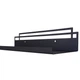 Полка Металлическая 40см х 7.5см Glozis Bau Black 40 K-005 - изображение 2