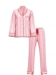 Женская пижама (штаны+Рубашка) Victoria's Secret Flannel Pajama L белая - изображение 3