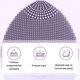 Очищающая щетка - массажер для лица с вибрацией Brosse скруббер для кожи, 10х8см, фиолетовый "G" (101154209) - изображение 7