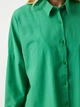 Рубашка хлопковая оверсайз женская Happiness MX00167 38 Green (8684347163929) - изображение 6