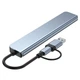 USB-хаб переходник картридер SD / TF / Type-C / Type-A / 3.5mm Audio HUB 8 -в- 1 - изображение 13
