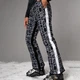 Штани CMP Womens' Clima Protect Stretch Ski Trousers with Geometric Print White/Black XXS (1097-31W0046-15ZH 34) - зображення 6