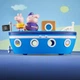 Игровой набор Корабль дедушки Свинки Пеппы Peppa Pig Peppa’s Adventures Grandpa Pig’s Cabin Boat Vehicle Hasbro (F3631) - изображение 4