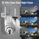 Беспроводная поворотная внешняя Wi-Fi умная камера SZSINOCAM 720P HD TY-Q2 O-KAM Pro - изображение 4