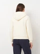 Толстовка на молнии утепленная с капюшоном женская GANT Reg Tonal Shield Zip Hoodie 4200671-116 M Бежевая (7325707174209) - изображение 2