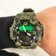 Годинник наручний чоловічий SKMEI 1965CMGN CAMO GREEN, військовий чоловічий наручний годинник зелений. Колір: камуфляж - зображення 2