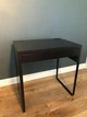 Компьютерный стол MICKE 73х50 см IKEA 202.447.47 черно-коричневый - изображение 2