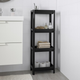 Этажерка VESKEN IKEA 304.508.07 черный - изображение 3