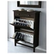 Тумбочка для обуви HEMNES 89x127 см IKEA 402.169.08 черный/коричневый - изображение 5