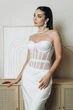 Весільна сукня ANGEL FASHION DRESS 2728 розмір L, молоко - зображення 2