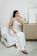 Весільна сукня ANGEL FASHION DRESS 2728 розмір L, молоко - зображення 3