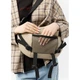 Велика шкіряна жіноча поясна сумка бананка Sambag DynamicDart сіра - изображение 7
