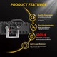 Фара додаткова універсальна Led Headlight авто/мото прожектор світлодіодний - изображение 5