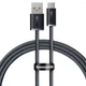 Кабель Baseus Dynamic Series Fast Charging Type-C 100W (1m) slate gray - зображення 1