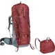 Рюкзак Deuter Aircontact 40+10 SL redwood-teal бордовий - изображение 2