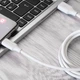 Кабель Proove Striped Silicone USB to Type-C (1m) black - изображение 3
