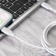 Кабель Proove Striped Silicone Type-C to Lightning (1m) black - изображение 3