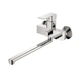 Змішувач для ванни з довгим виливом 108 Haiba KUBUS 006 euro (HB0793) - изображение 2