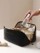 Містка дорожня косметичка - Make Up Bag (чорна) - зображення 5