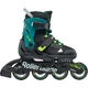 Роликовые коньки Rollerblade Microblade XT black-petrol green 33-36.5 86B0751520-NG02 - изображение 2