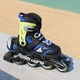 Роликовые коньки Rollerblade Microblade black-blue 28-32 86B0751530-NF01 - изображение 7