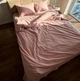 Комплект постельного белья LavSon Washed Cotton Вареный хлопок Двухспальный 180х220 (с простыней на резинке 160х200х25) Пудра - изображение 2