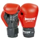 Перчатки боксерские кожаные BOXER (размер 12oz, Красно-черный) (2023_Красно-черный_12_унции) - изображение 1