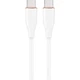 Кабель Cablexpert USB Type-C - USB Type-C (M/M), 3 A, 60 W, 1.5 м, White (CC-USB2S-CMCM-1.5M-W) - изображение 1