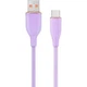 Кабель Cablexpert USB - USB Type-C (M/M), 2.1 A, 1.5 м, Purple (CC-USB2S-AMCM-1.5M-P) - изображение 1