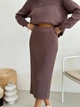 Спідниця в'язана ART KNIT Katrin Шоколад S/M - зображення 1