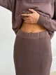 Спідниця в'язана ART KNIT Katrin Шоколад S/M - зображення 2
